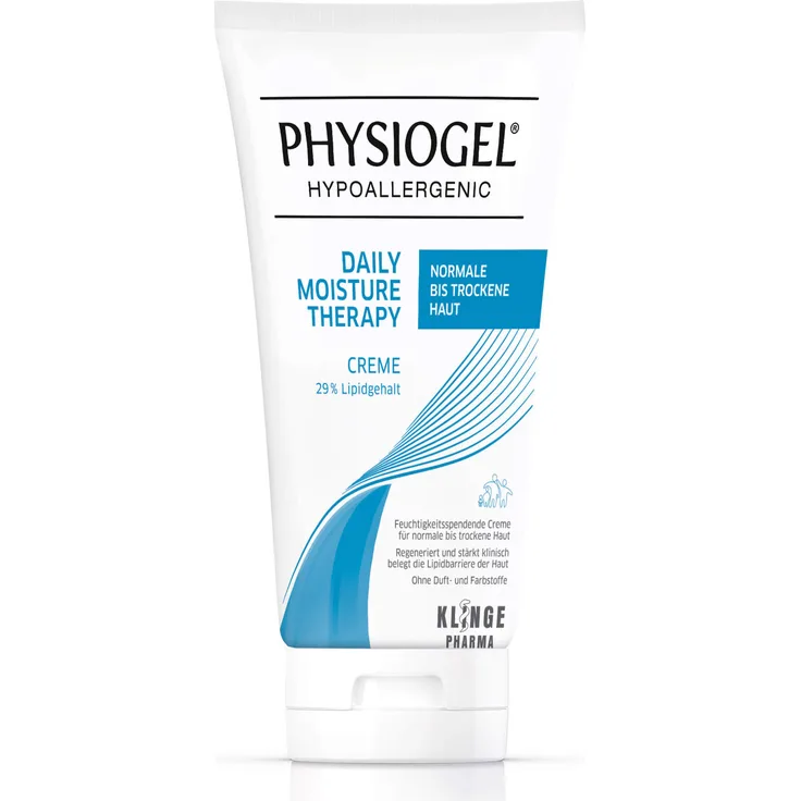 Klinge Pharma Physiogel Daily Moisture Therapy Creme, Gesichtscreme mit natürlichem Feuchtigkeitsschutz, 150 ml