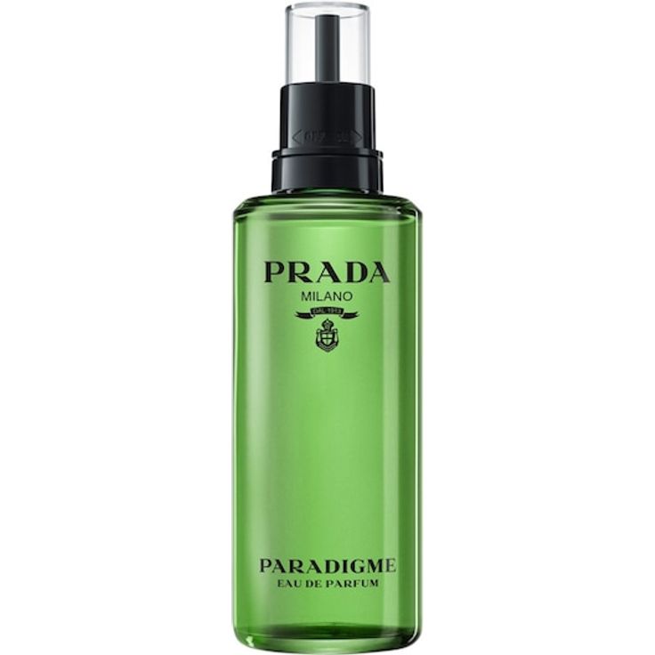 Prada Paradigme Eau de Parfum Spray, nachfüllbar für Herren, 150 ml, Ambery Woody Duftkomposition, eleganter Flakon