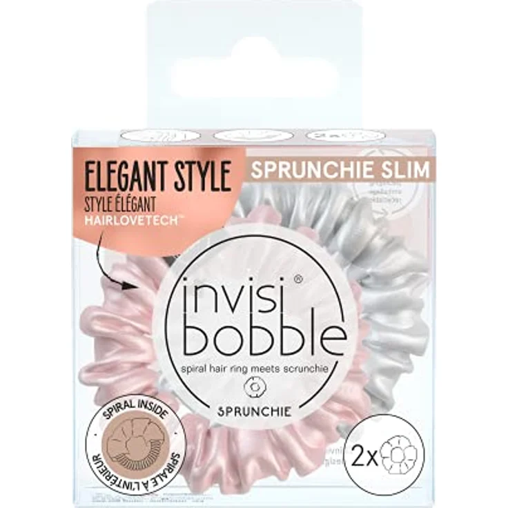 invisibobble SPRUNCHIE SLIM Bella Chrome – Bild 4