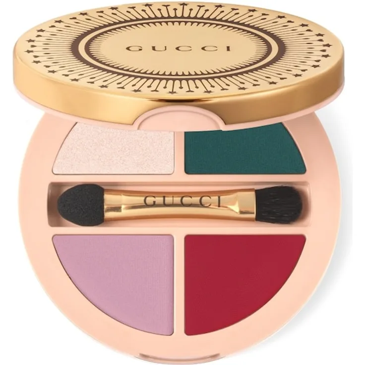 Gucci Palette de Beauté Quatuor Lidschatten, 8 g, Nr. 3 - Wild Bouquet, Multi-Use Creme- und Pudertexturen für Augen, Wangen und Lippen