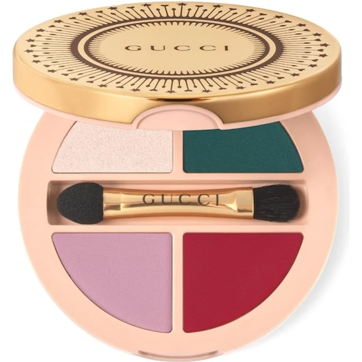 Gucci Palette de Beauté Quatuor Lidschatten, 8 g, Nr. 3 - Wild Bouquet, Multi-Use Creme- und Pudertexturen für Augen, Wangen und Lippen