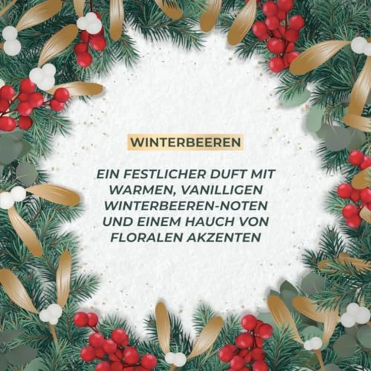 Yves Rocher LIMITED EDITION Geschenkset für Frauen - Winterbeeren: Eau de Toilette 100 ml & Duschgel 200 ml - warmer Vanilleduft mit floralen Noten - vegane Formel, 94% natürliche Inhaltsstoffe – Bild 3