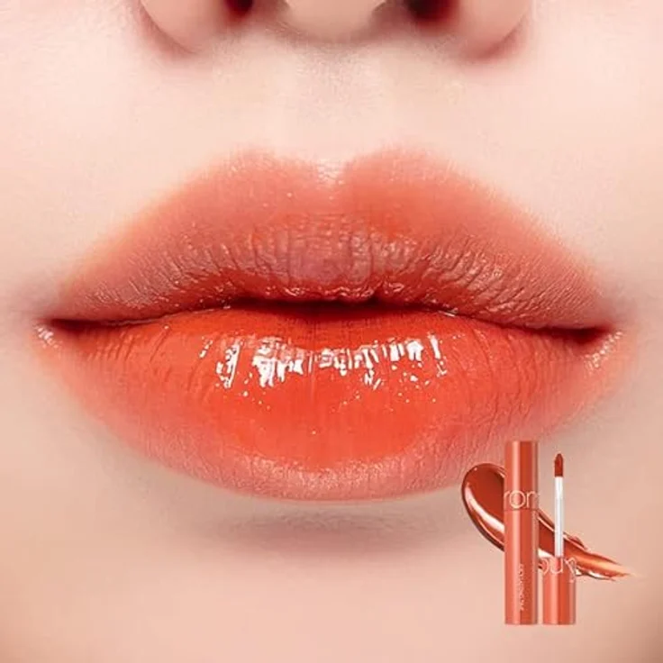 rom&nd Saftige dauerhafte Tönung (08 APFELBRAUN), Lippenstift für natürlich strahlende Lippen, feuchtigkeitsspendend, 5,5 g – Bild 2