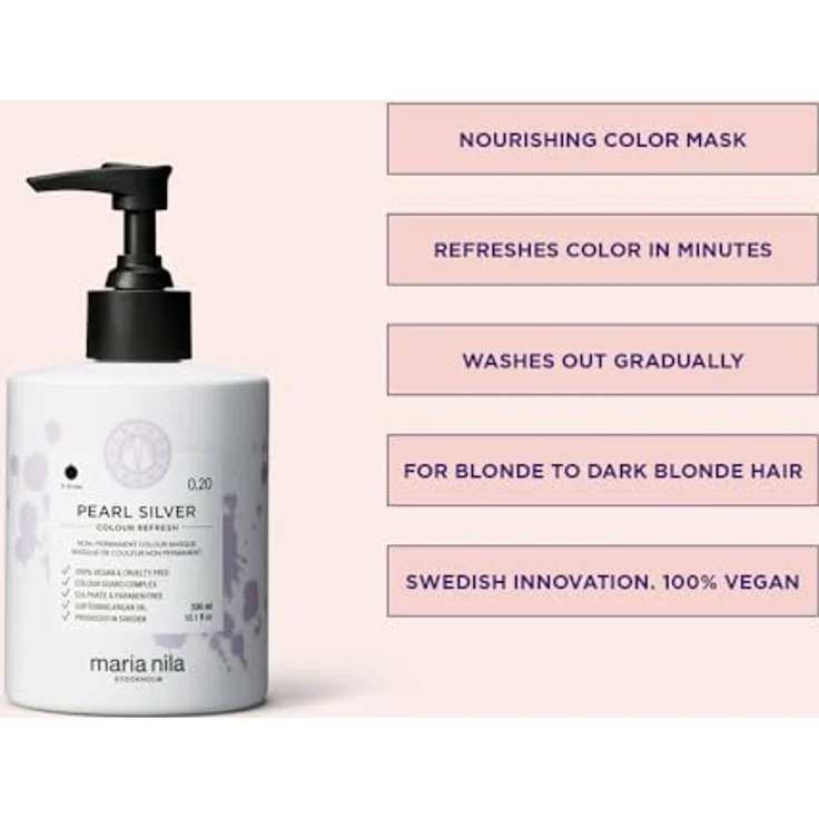 Maria Nila Colour Refresh Pearl Silver 0.20 300 ml – Bild 2