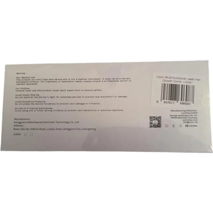 COOL-i ® Elektrohaarbürste 5-in-1 mit Infrarot, EMS, Ionen-, Nebel- & Vibrationspflege, 4-farbiger LED Lichtanwendung – Bild 4