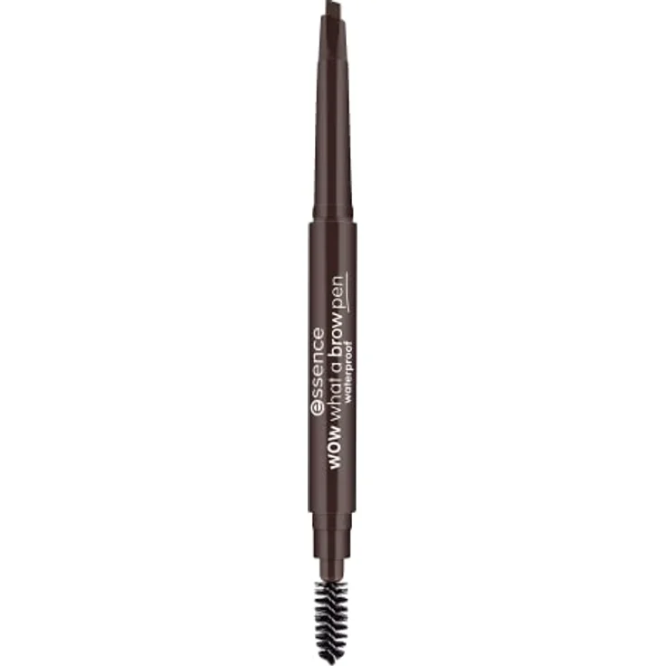 essence wow what a brow pen waterproof, Eye Pencil, Augenbrauenstift, Nr. 04 Black-Brown, braun, sofortiges Ergebnis, matt, vegan, wasserfest, Mikroplastik Partikel frei (0,2g) – Bild 1