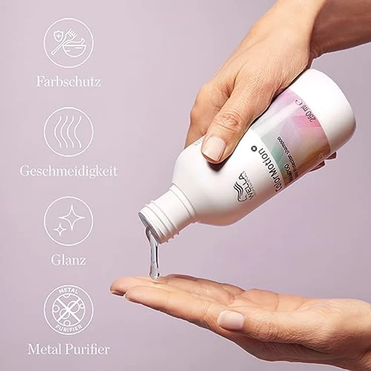 Wella Professionals ColorMotion+ Farbschutz Shampoo – Tiefenreinigungsshampoo mit WellaPlex Strukturfestiger – 1 l – Bild 4
