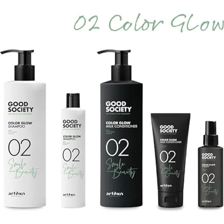 Artego Good Society Color Glow 02 Shampoo, 1000 ml, hochwertige Haarpflege für Erwachsene, Unisex – Bild 2