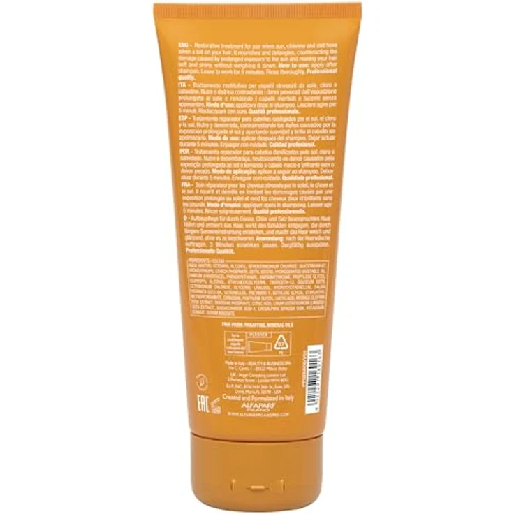 ALFAPARF MILANO Semi di Lino Sunshine After-Sun Treatment 200 ml, Professionelle After-Sun-Pflege – Bild 2
