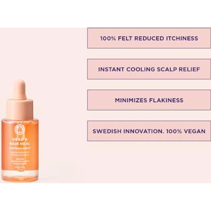 Maria Nila - Head & Hair Heal Soothing Serum, 50 ml - Beruhigendes Kopfhautserum mit Pfefferminzextrakt und Hyaluronsäure - Vegan & Tierfreundlich - Reisegröße – Bild 2