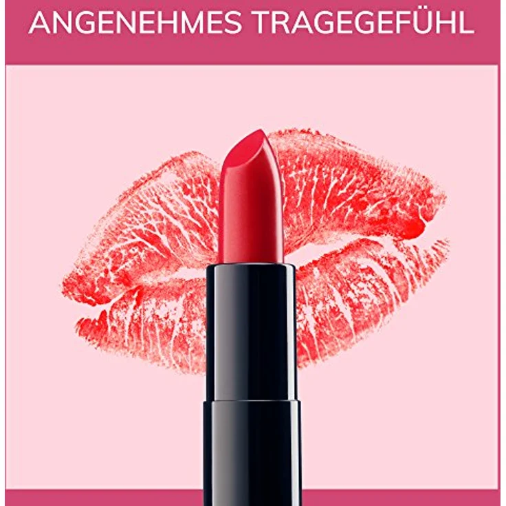 Manhattan All In One Lippenstift, Schimmernder Lipstick für langanhaltenden Glanz & intensive Farbe, Farbe Tender Tulip 420, 1 x 4,5g – Bild 3