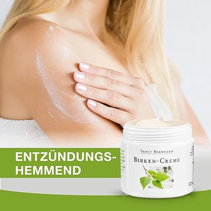 Kräuterhaus Sanct Bernhard Birken Creme | Leicht, sanft pflegend, entzündungshemmend, juckreizlindernd & heilungsfördernd | 100ml – Bild 2