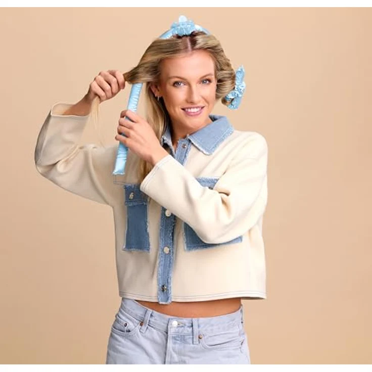 Invisibobble GIFT SET Baby Curl S - Hitzefreies Lockenset für feines Haar - 2 Haargummis, 1 Haarspange, 1 Lockenband - Sanftes Styling für mühelos natürliche Locken – Bild 3