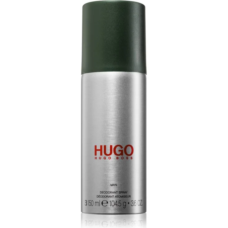 Hugo Boss HUGO Man Deodorant Spray, 150 ml, langanhaltender Schutz, ohne Aluminiumsalze