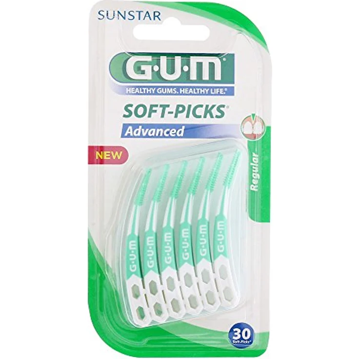 Sunstar Gum Soft-Picks Advanced regular+Reise-Etui 30 St., für saubere & gesunde Zähne – Bild 2