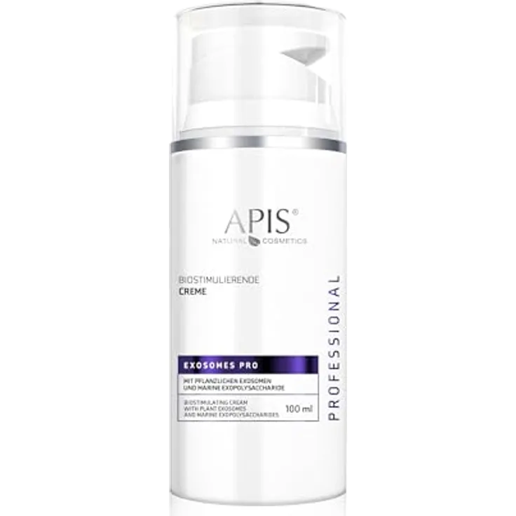 Apis Natural Cosmetics Biostymulierende Creme mit Pflanzlichen Exosomen - EXOSOMES PRO Home Terapis | Innovative Hautpflege | Regeneration | Feuchtigkeit | Anti-Aging | Mischhaut | 100ml