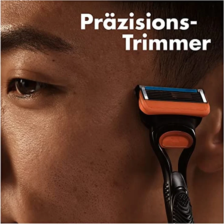 Gillette Fusion5 Rasierklingen mit Präzisionstrimmer auf der Rückseite 5 Anti-Irritations-Klingen 18 Stück – Bild 4