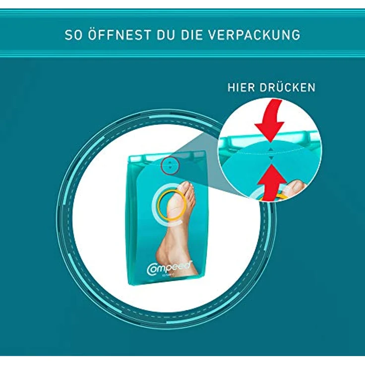 Compeed Ballenschutz Pflaster 5 St., Druck- und Schmerzlinderung, Schutz vor Reibung – Bild 6