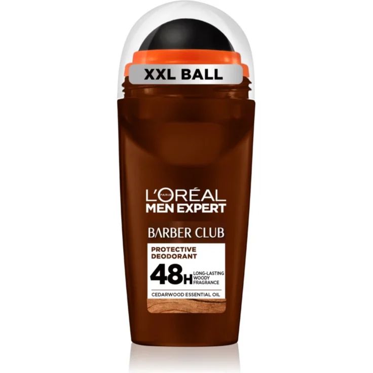 L’Oréal Paris Men Expert Barber Club Deoroller, 50 ml, Anti-Transpirant für Männer mit langanhaltendem Frischegefühl