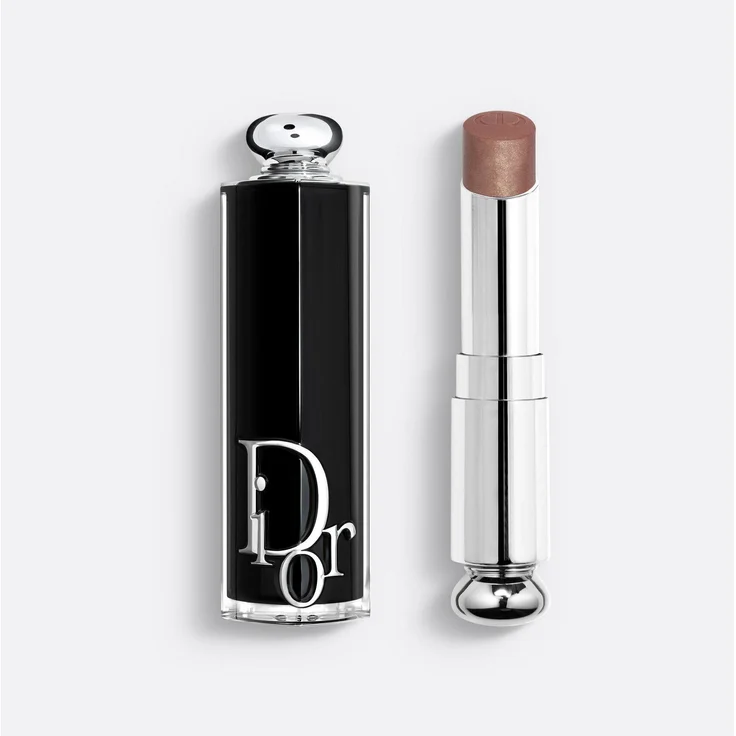 Dior Christian Addict Lipstick 211 Holiday Int23, Lipgloss mit feuchtigkeitsspendender Formel, glänzendes Finish, Farbe Jardin Doré, 3,2 g