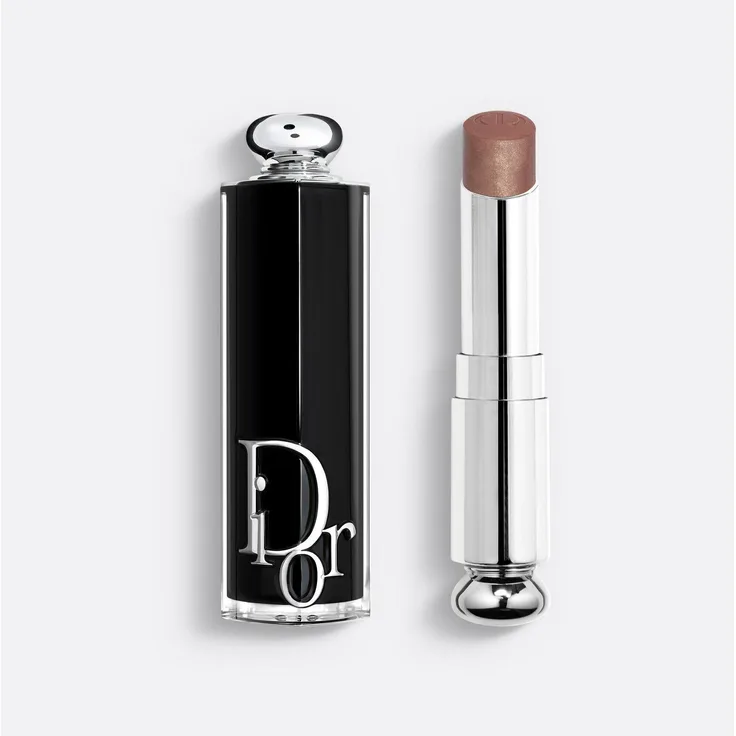 Dior Christian Addict Lipstick 211 Holiday Int23, Lipgloss mit feuchtigkeitsspendender Formel, glänzendes Finish, Farbe Jardin Doré, 3,2 g