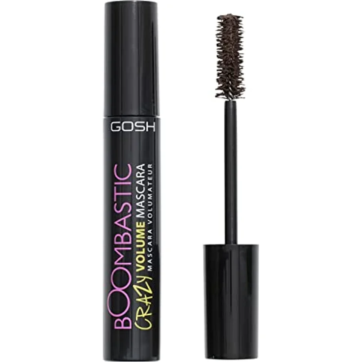 Gosh Boombastic Volumen-Mascara, für geschwungene Wimpern, Farbton 005 Chocolate Brown, 13 ml – Bild 1