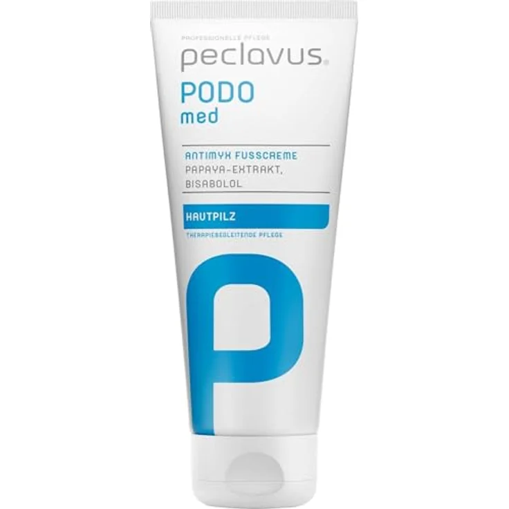 Peclavus PODOmed AntiMYX Fußcreme, 100 ml für wirksame Fußpflege gegen Mykosen – Bild 3