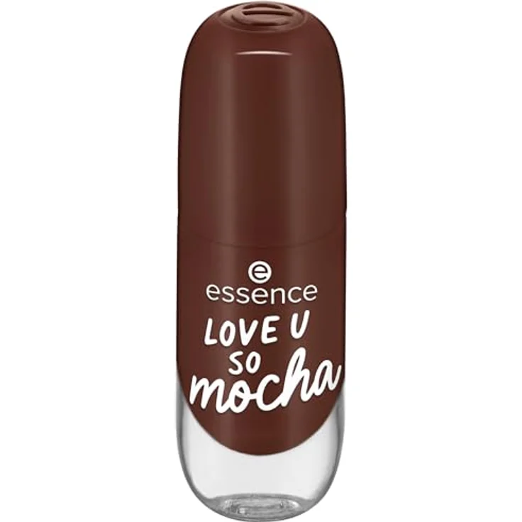 essence gel nail colour, Gellack, Nagellack, Nr. 34 LOVE U SO mocha, braun, Expressergebnis, langanhaltend, farbintensiv, gelig, glänzend, ohne Aceton, vegan, Mikroplastik Partikel frei (8ml) – Bild 1
