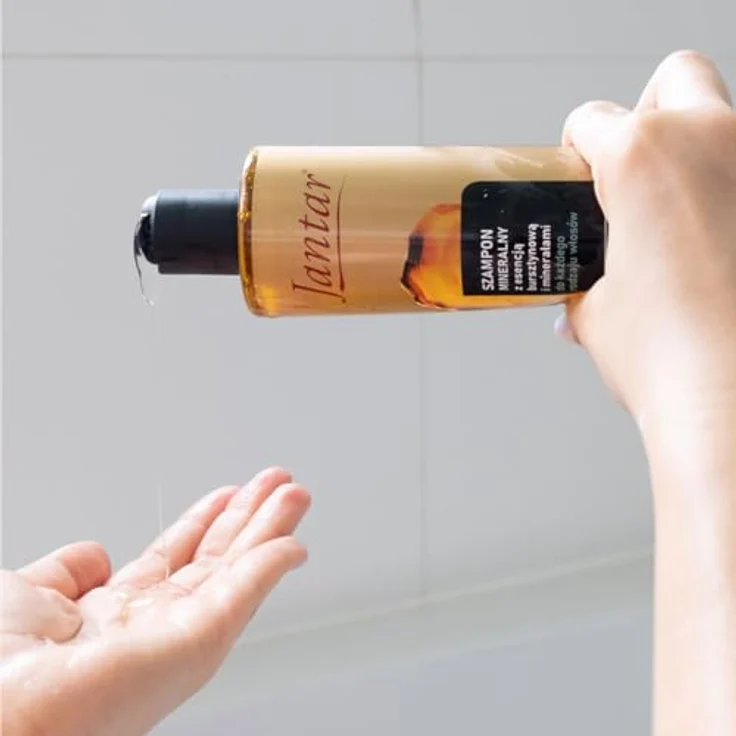 Farmona Jantar Minerales Shampoo mit Bernstein-Essenz und Nährstoffkomplex, 300 ml für alle Haartypen, feuchtigkeitsspendend und schuppenreduzierend – Bild 3