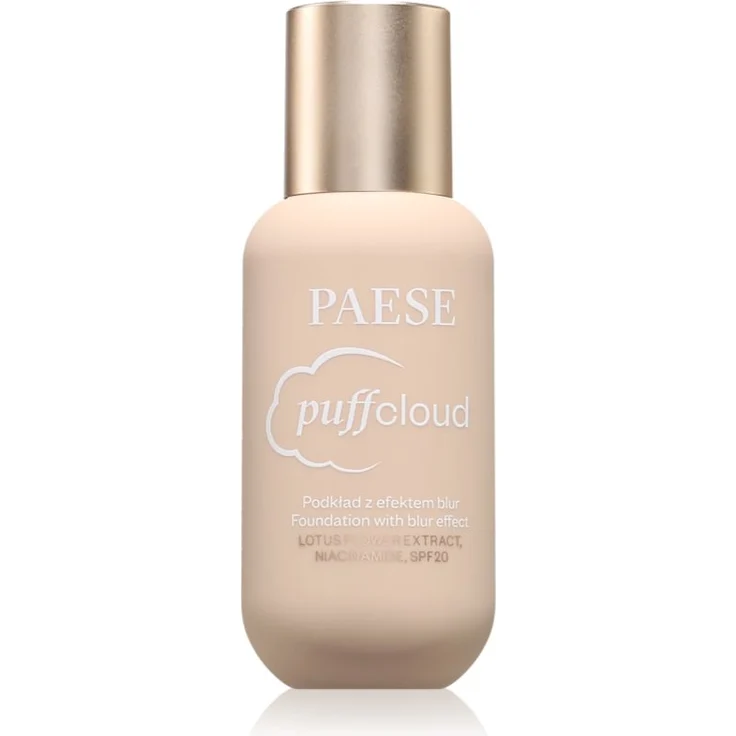 Paese Puff Cloud Foundation, ultraleichtes Make-up mit SPF 20, Farbton 04 Shell Beige, 37 ml