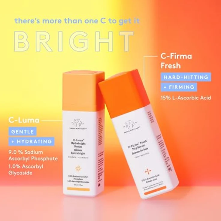 Drunk Elephant C-Luma Hydrabright, Gesichtsserum zur Hautaufhellung und Feuchtigkeitsversorgung, 30 ml – Bild 6