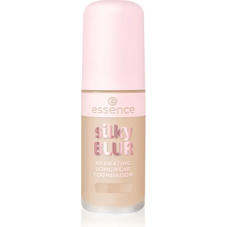 essence silky BLUR, natürlich deckendes, feuchtigkeitsspendendes Make-up für mattes Aussehen, Farbton 165, 30 ml