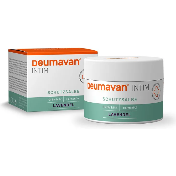 Deumavan Schutzsalbe Lavendel, 100 ml Fettsalbe zur Hautpflege vor und nach Beanspruchung