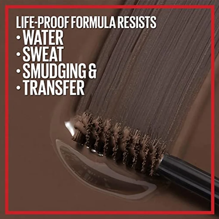 Maybelline New York Augenbrauengel, Für dichter aussehende und geformte Augenbrauen, Wischfest und wasserfest, Tattoo Brow 36H Styling Gel, Nr. 255 Soft Brown, 6 ml – Bild 5