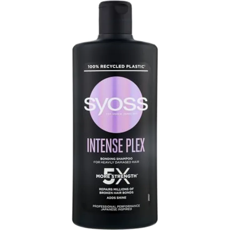 Syoss Intense Plex Bonding Shampoo, professionelle Reparaturformel für stark geschädigtes Haar, 440 ml