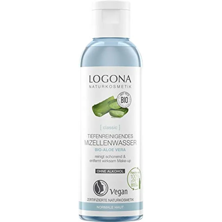 Logona Gesichtspflege Reinigung Bio-Damaszener Rose & Bio-Grüntee Tiefreinigendes Mizellenwasser 125 ml – Bild 2