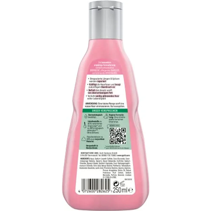 Guhl Lang & Lebendig Shampoo - Inhalt: 250 ml - Haartyp: lang – Bild 2