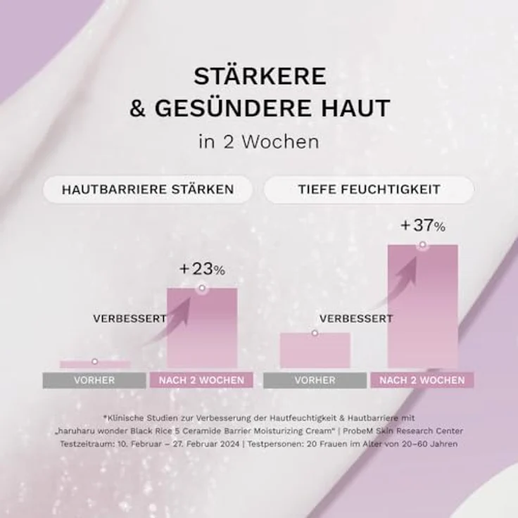 Haruharu Wonder Black Rice 5 Ceramide Barrier Moisturizing Cream, intensiv nährende Gesichtscreme zur Regeneration der Hautbarriere, 50 ml – Bild 5