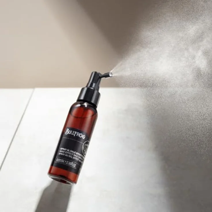 Bullfrog Salzspray mit Wellen-Effekt, strukturierendes Haarspray für Volumen und kraftvollen Look, 92,5% natürliche Inhaltsstoffe, 100 ml – Bild 4