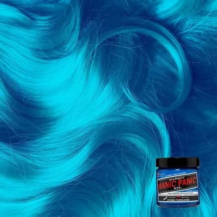 Manic Panic High Voltage Classic Atomic Turquoise, semi-permanente Haartönung mit cremiger Textur, vegan, 237 ml – Bild 3