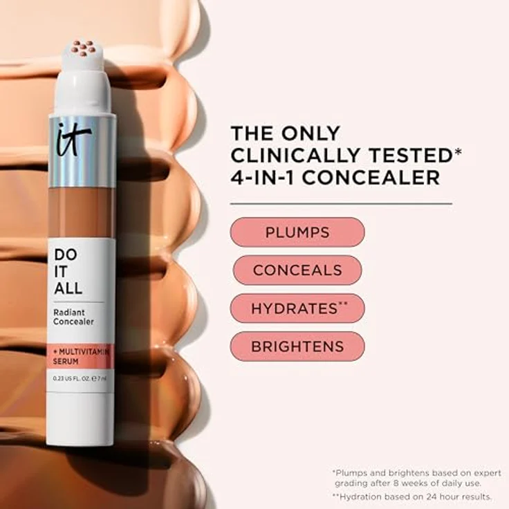 It Cosmetics Do-It-All Concealer, 7 ml, volle Deckkraft in Medium Neutral 305 – Bild 6