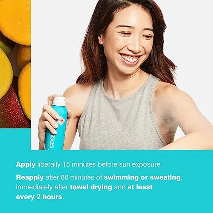 Coola Classic SPF 50 Body Spray Guava Mango Sonnencreme 177 ml – Bild 8