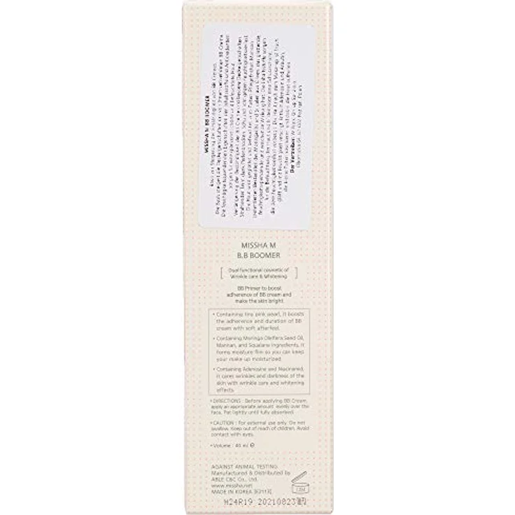 MISSHA M B.B Boomer Creme, 40 Ml (1Er Pack) - Anti-Falten-Pflege mit Adenosin und Arbutin – Bild 4