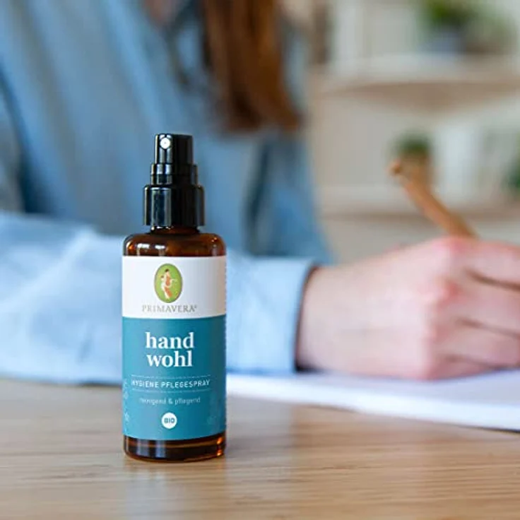 Primavera Handwohl Hygiene Pflegespray, Händedesinfektionsmittel bio, 50ml – Bild 5
