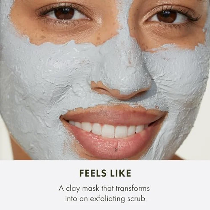 Origins Clear Improvement Blackhead Clearing Mask-To-Scrub, Gesichtspeeling für fettige Haut mit Salicylsäure und Bambuskohle, 75 ml – Bild 5