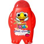 Colutti Kids Kinder & Baby Duschgel und Shampoo 2in1 - Kirsche - 300ml - für Haut und Haare - pH neutral - Dufterlebnis - schönes Design - keine Tränen - ideal für sensible Baby und Kinder Haut