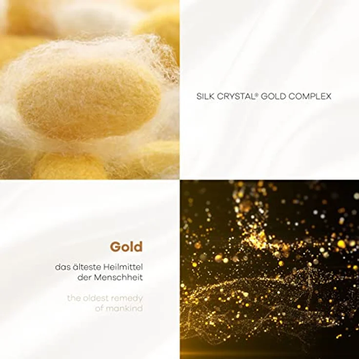 Vitabay Touch of Gold 20 PPM 50ml Anti-Aging Creme mit kolloidalem Gold und Seide, gegen Falten & Altersflecken – Bild 3