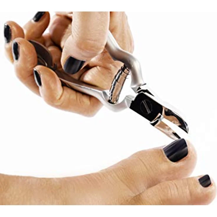remos professional body care REMOS Nagelzange mit Verschluss, Edelstahl [14 cm] für dicke Fußnägel, desinfizierbar und langlebig – Bild 4
