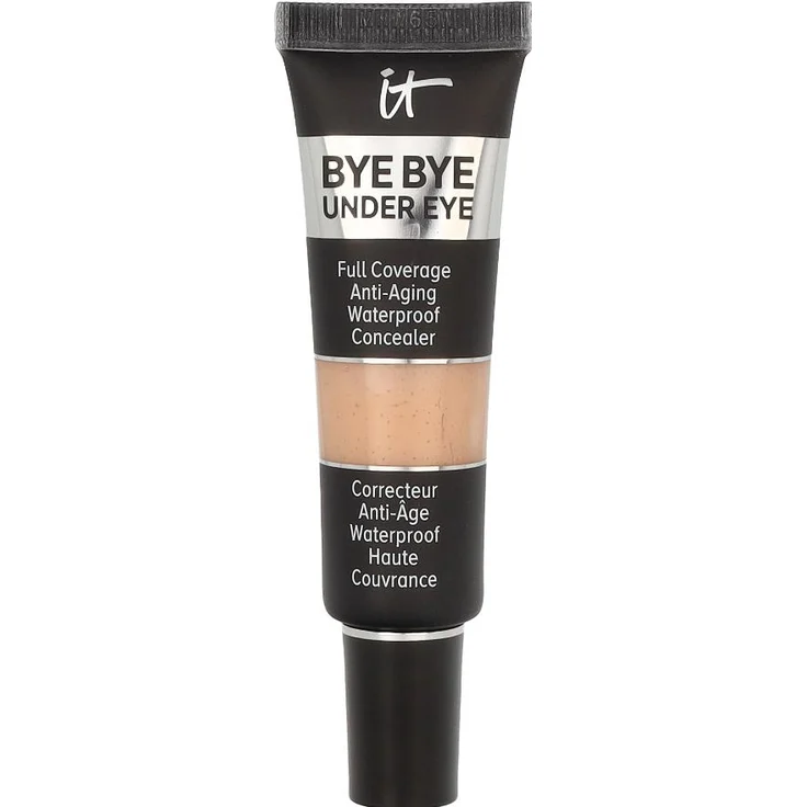 It Cosmetics BYE BYE UNDER EYE, Gesichtsconcealer, mittlere Deckkraft, 18 ml, 12.5 Light Golden