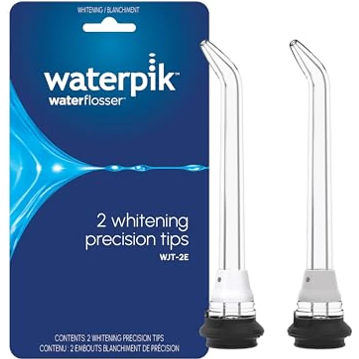 Waterpik WJT-2E Whitening Professional Water Flosser Munddusche Düsen Classic Aufsätze zur Zahnaufhellung – Bild 2